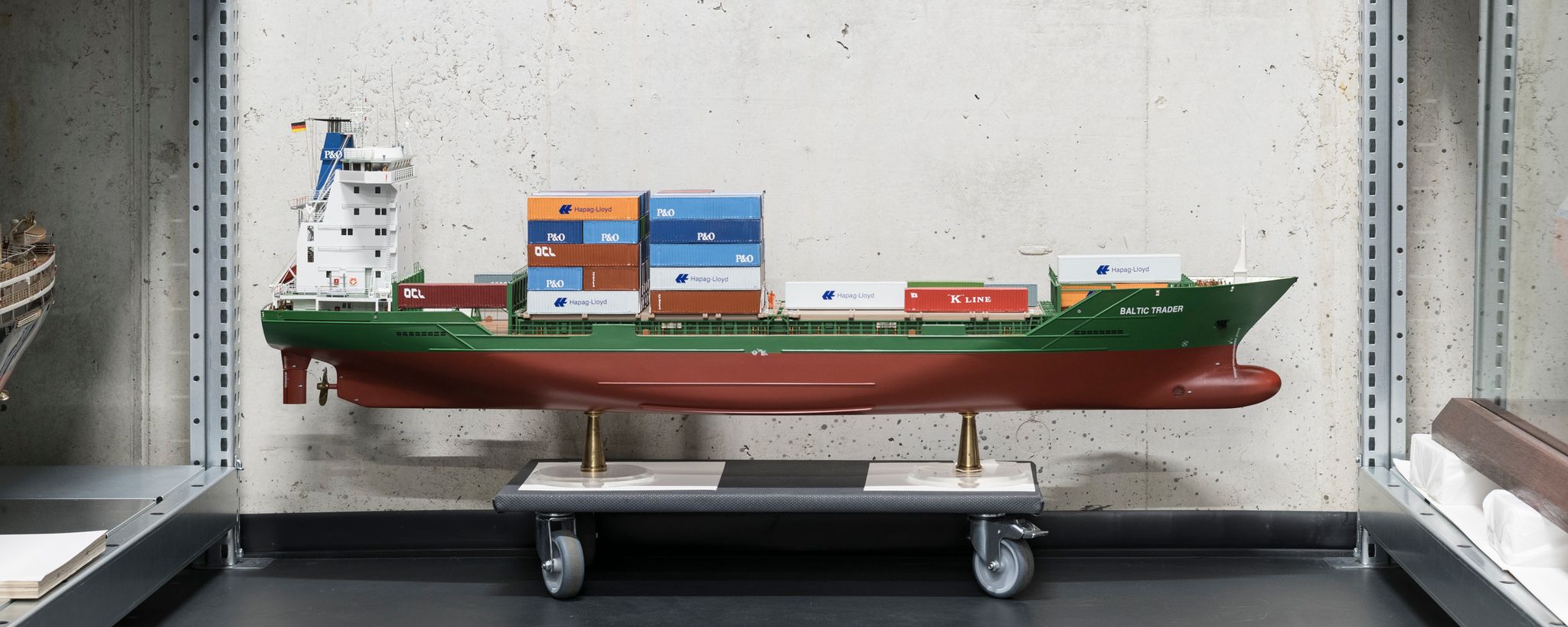 Ein Abbildung des Modells der "Baltic Trader"